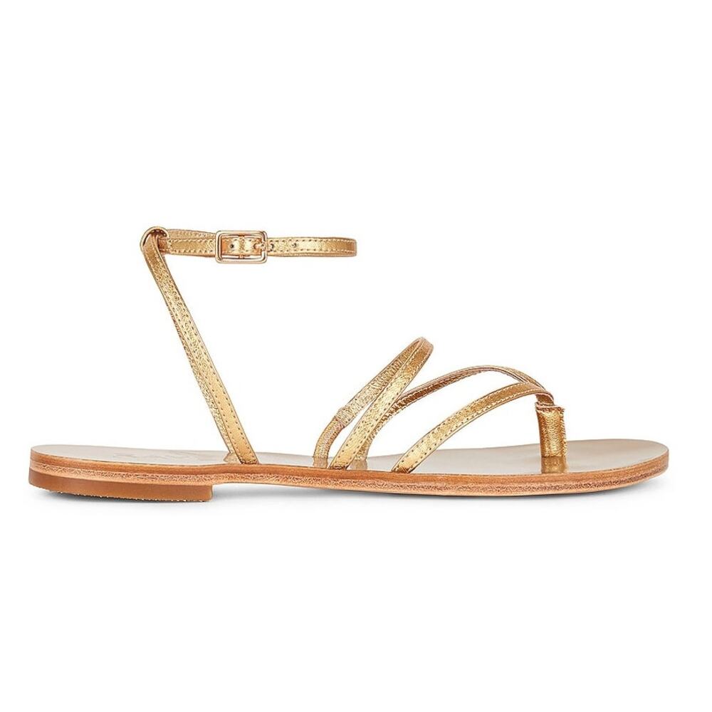 Raye Strappy Gold Void Sandals Size 5.5